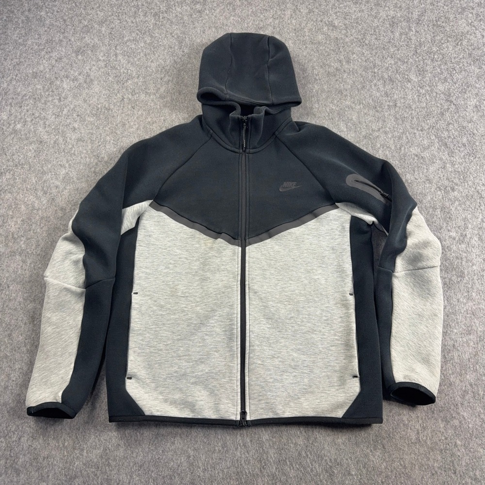 Nike Tech Fleece Windrunner Full-Zip Hoodie Men's Medium Black Gray HV0949-011